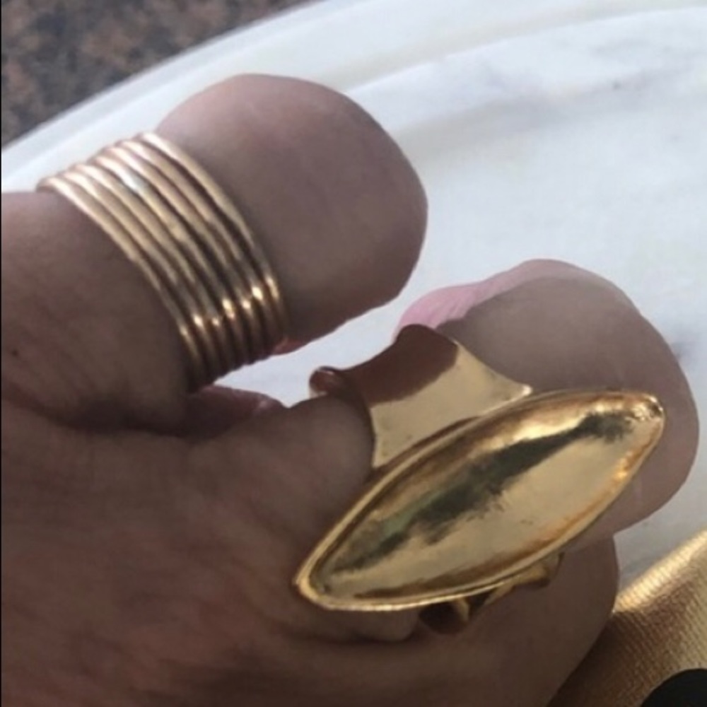 Gold plate size 7.5